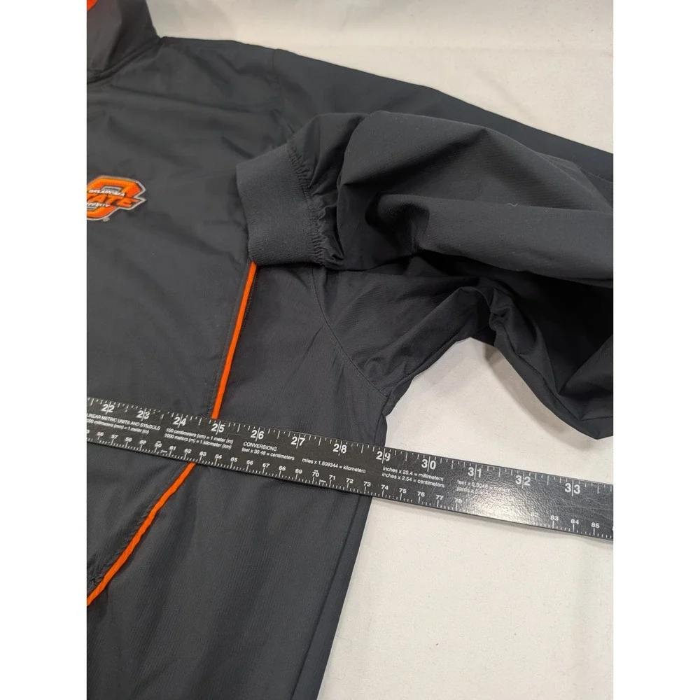 vtg y2k Nike Team Oklahoma State Full Zip Pullover Jacket clima fit XXL 90s
